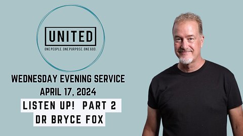 DR BRYCE FOX | UNITED CHURCH GALLATIN TENNESSEE | LISTEN UP PT 2