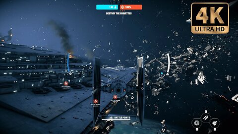 Star Wars Battlefront 2: Starfighter Gameplay (No Commentary) 4K VIDEO