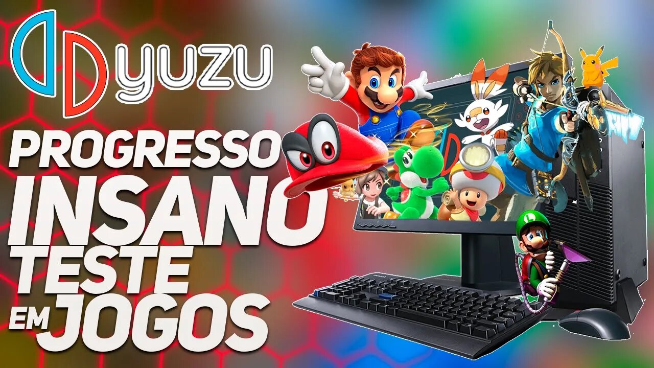 yuzu - O MELHOR EMULADOR DE SWITCH PARA PC - TESTANDO O MODO ONLINE