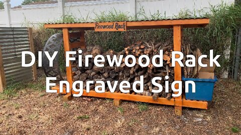 DIY Firewood Rack Sign