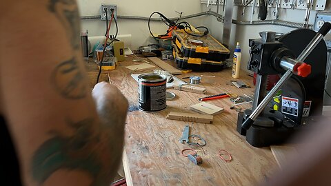 Laquer Dipping the bobbins