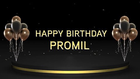 Wish you a very Happy Birthday Promil