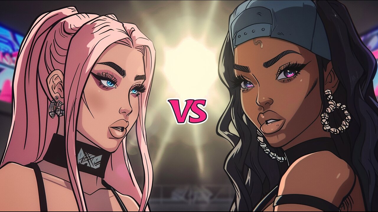 Madonna vs Nicki Minaj Anime AI Comedy Show 🎬