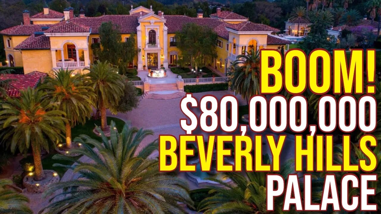 Touring $80,000,000 Beverly Hills Palace!