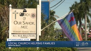 Boynton church collects donations to help families in need