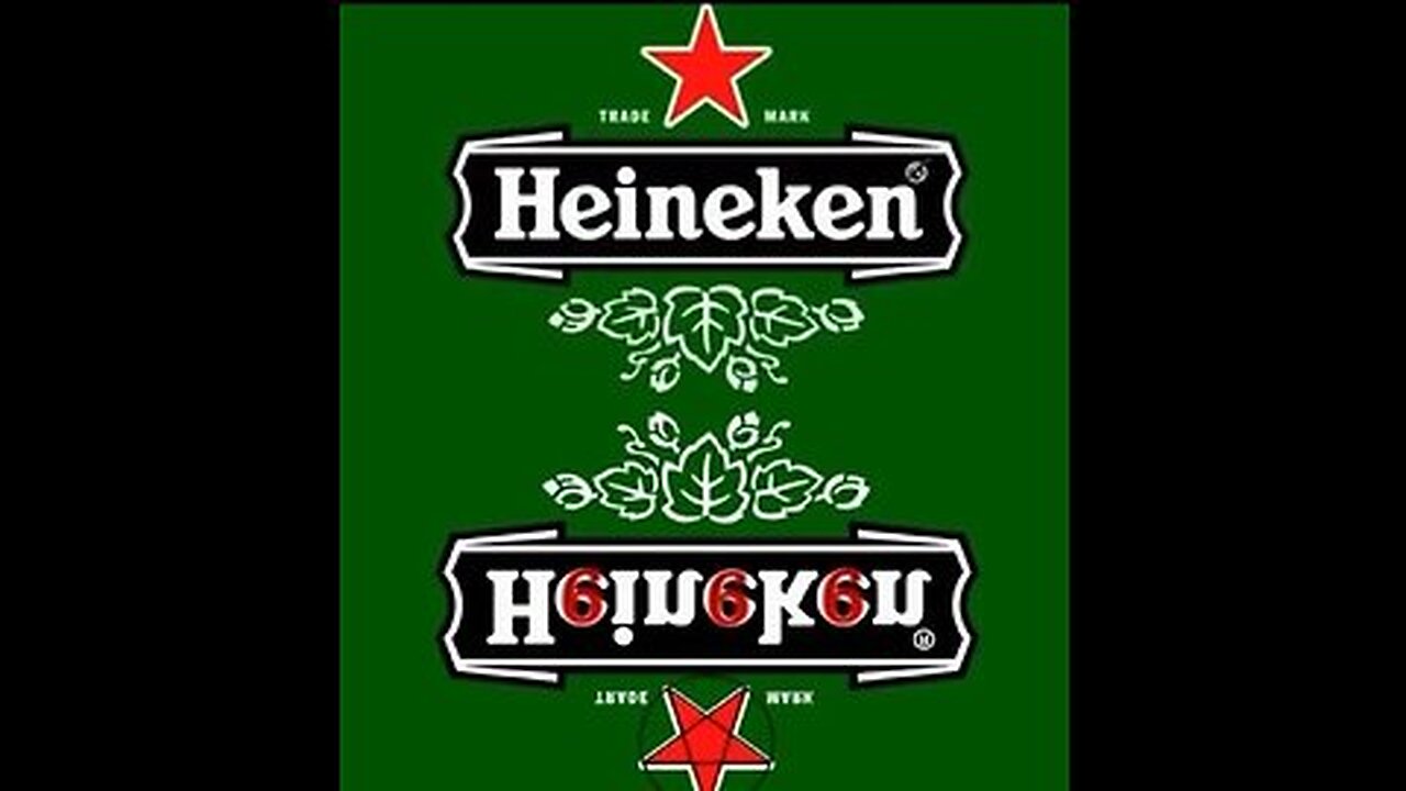 — DUTCH HEINEKEN — MASONIC SATANIC BEER — SYMBOLS ARE THEIR DOWNFALL