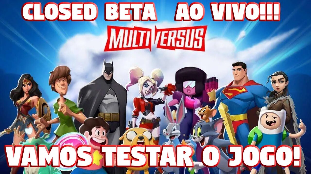 MULTIVERSUS ONLINE CLOSED BETA - VAMOS TESTAR ESSE BRAWLER DA WARNER!