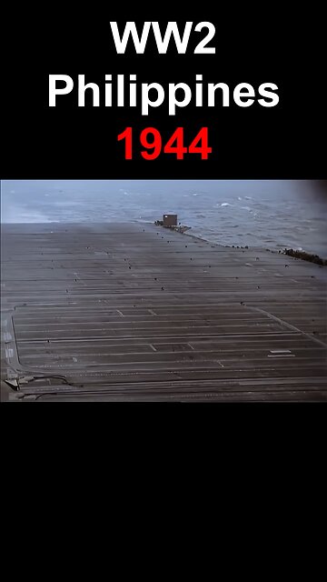 WW2, 1944: F6F Hellcat Crash Lands Onto Aircraft Carrier