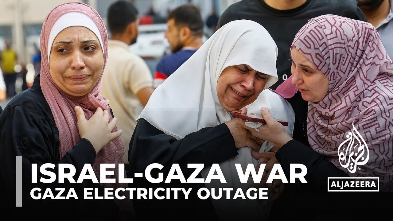 `Gaza electricity outage_ Power plant runs out of fuel as air strikes continue