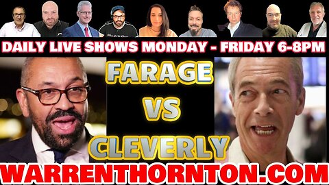 FARAGE VS CLEVERLY WITH LEE SLAUGHTER & WARREN THORNTON