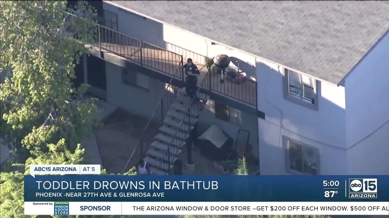 No charges yet after toddler drowns in Phoenix apartment bathtub