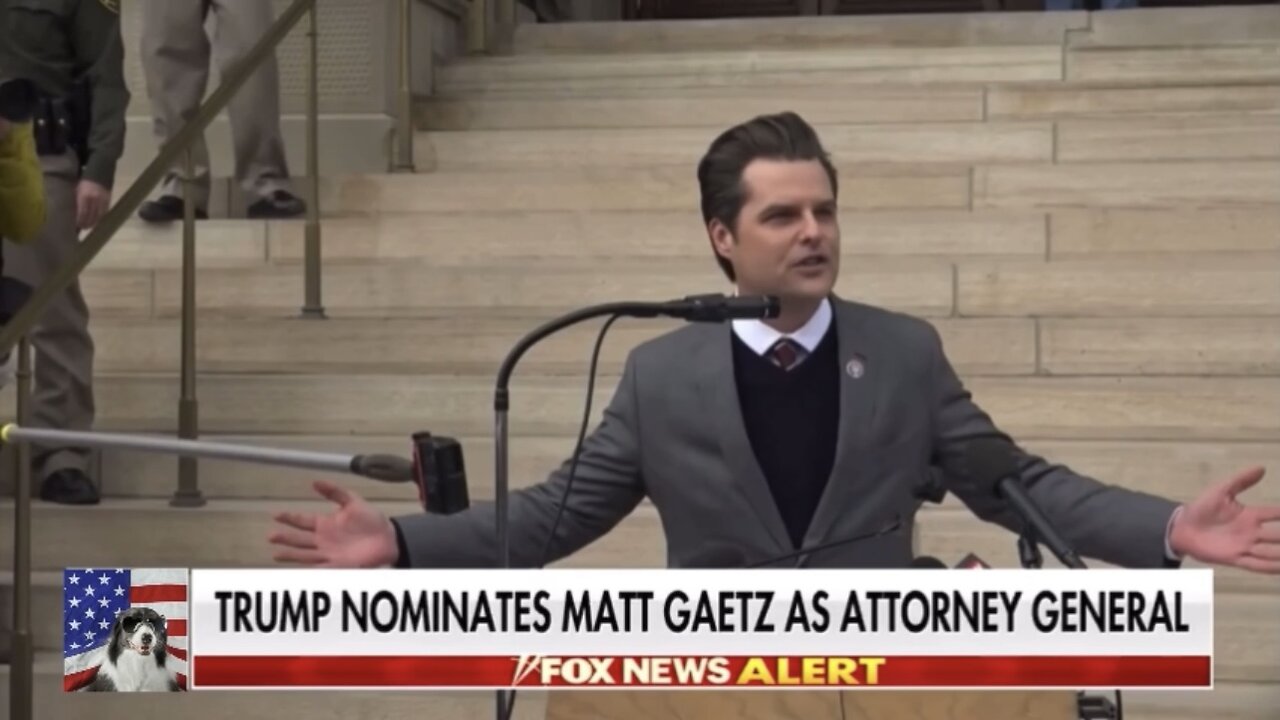 Trump nominates Matt Gaetz as Attorney General (11/13/24)