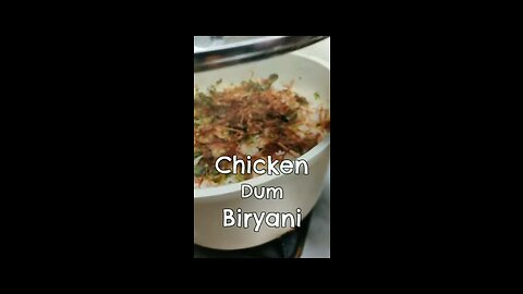Chiken dum biryani