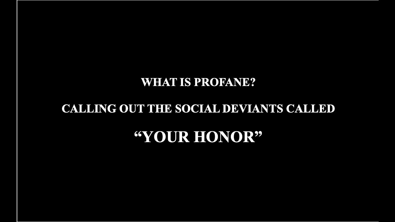 Profane - What is Profane?