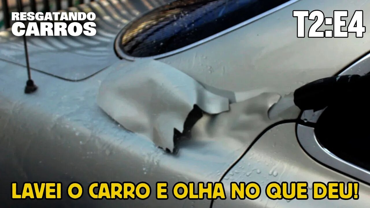 LAVEI O CARRO E OLHA NO QUE DEU! 😨 "Resgatando Carros" T2:E4