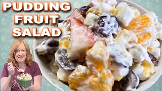 PUDDING FRUIT SALAD, A Delicious Refreshing Fruit Salad Recipe