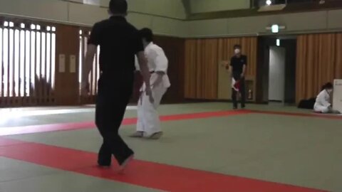 2022/6/05 第54回東日本学生合気道競技大会 短刀乱取り競技 個人戦 男子 第2試合 辻 直希 VS 若月 怜也