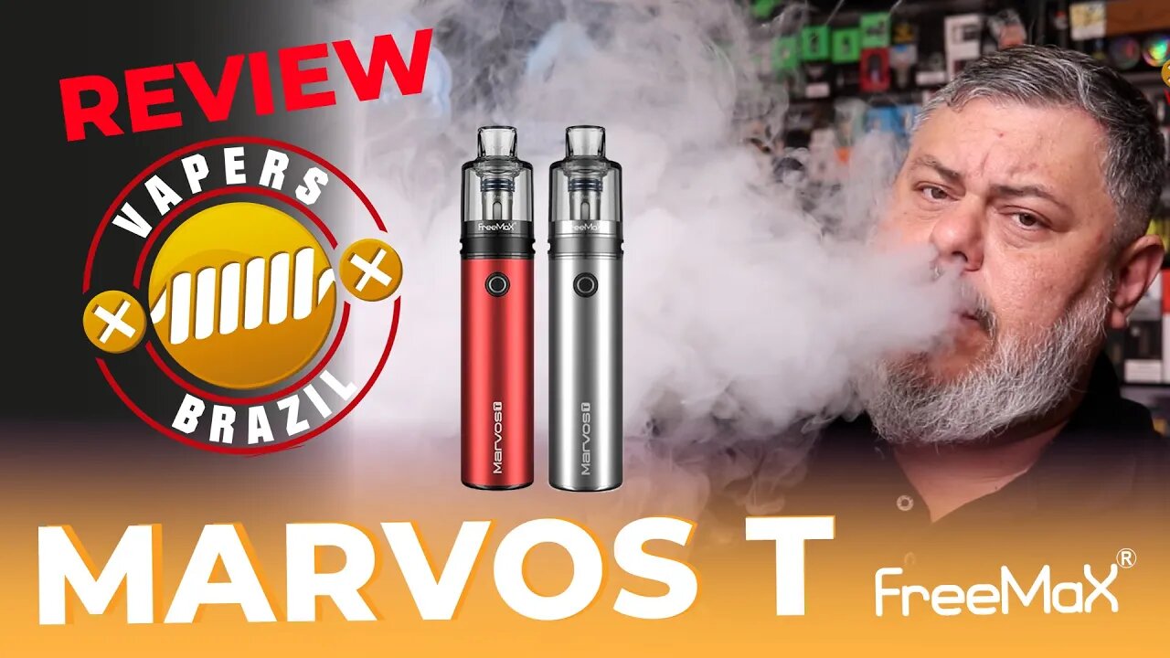 Freemax Marvos T - Essa Vape Pen tem Tecnologia - Review PTBR