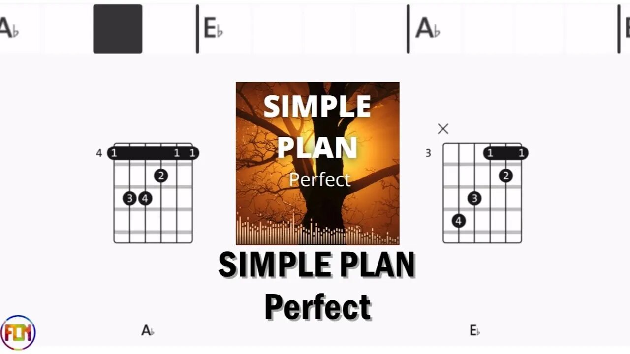 SIMPLE PLAN Perfect - FCN GUITAR CHORDS & LYRICS