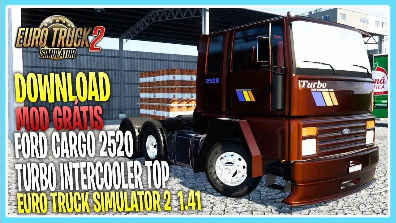 MOD FORD CARGO 2520 PARA EURO TRUCK SIMULATOR 2 1.41