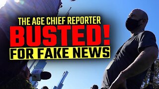 HIDDEN CAMERA: The Age Chief Reporter BUSTED for Fake News