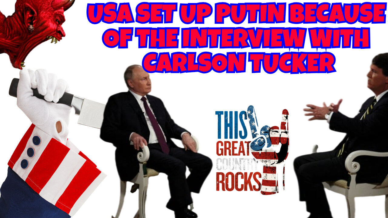 USA SET UP PUTIN BECAUSE PEOPLE IS TURNING ON THEM THE UNITED STATES AND ISRAEL