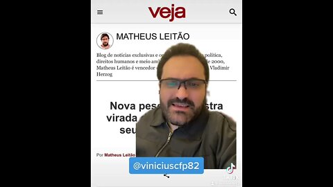 TEATRO? Matheus Leitão impressionado com a virada de Bolsonaro nas pesquisas da Genial/Quaest