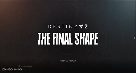 DESTINY 2 : The Final Shape (No commentaries).