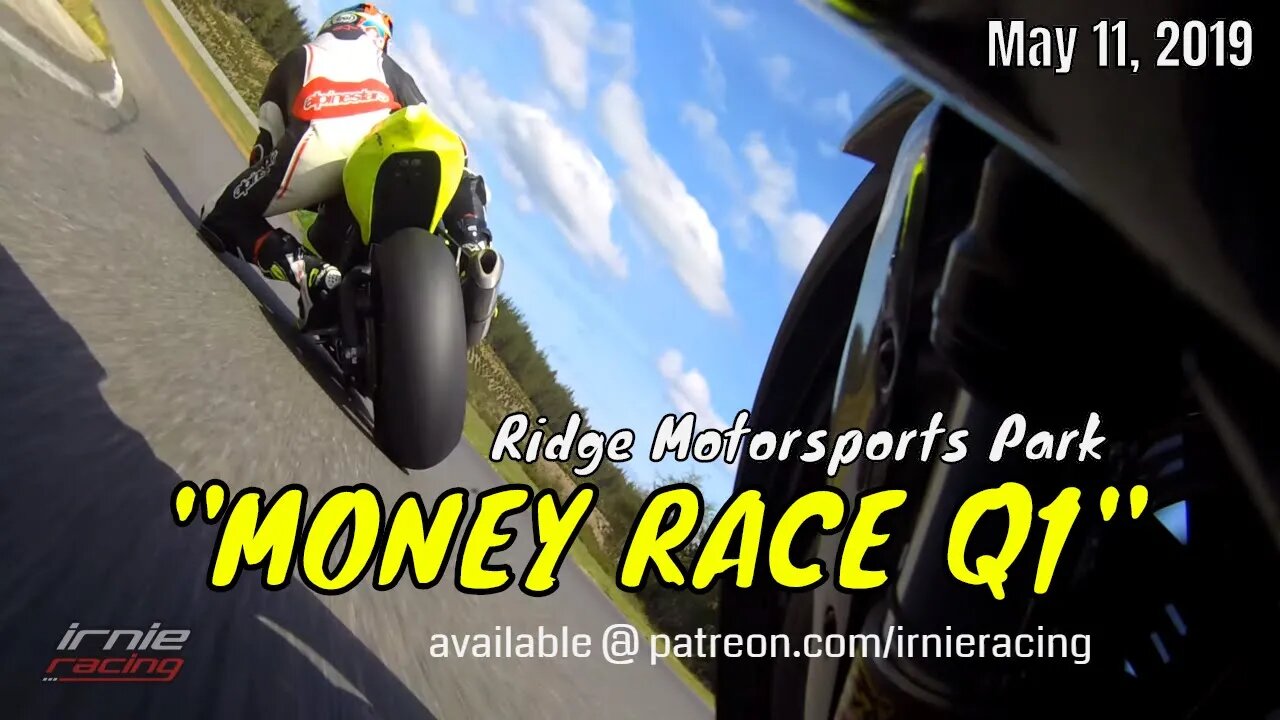 BMW S1000RR "MONEY RACE Q1" @ Ridge Motorsports Park | Irnieracing