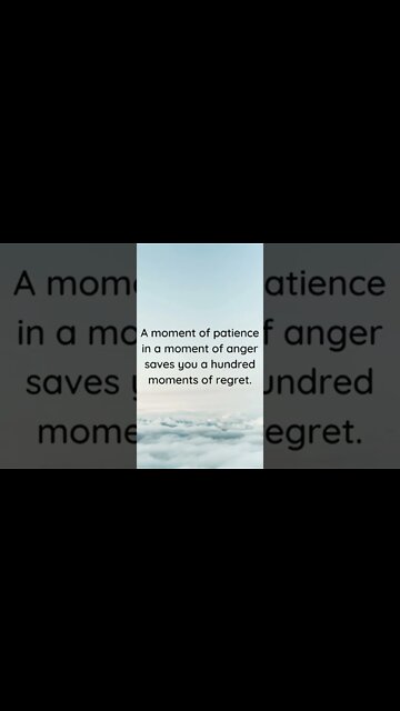 A Moment of Patience