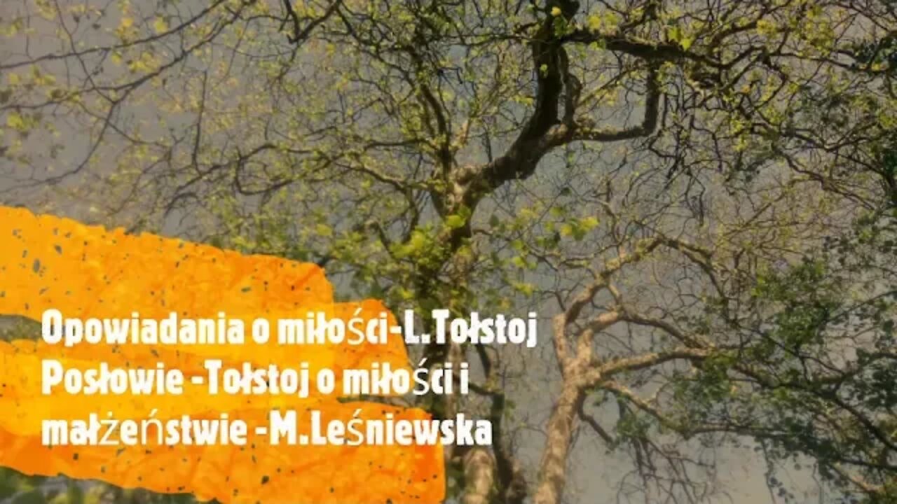 Opowiadania o miłości -L.Tołstoj Posłowie audiobook