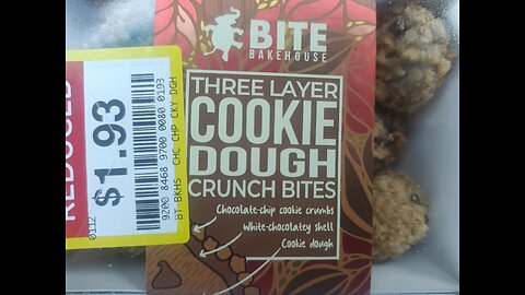 Three Layer Cookie Dough Crunch Bites