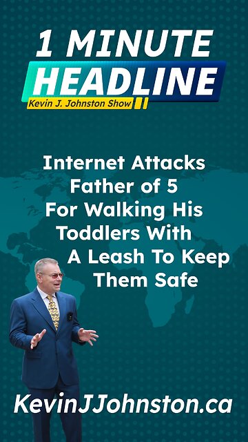 Internet Attacks Father of Quadruplets For Walking Them on a Safety Leash.