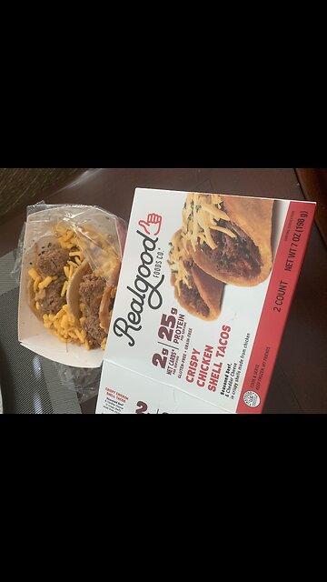REVIEW: real Good Crispy Chicken Shell tacos