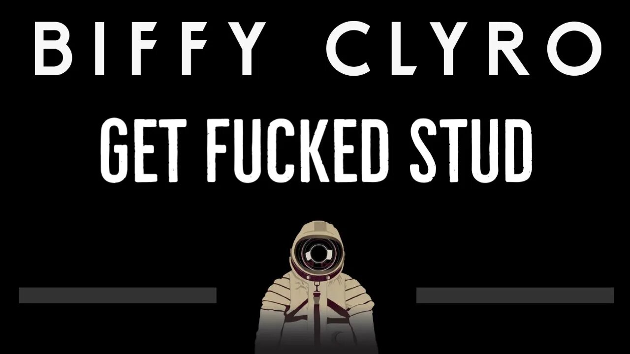 Biffy Clyro • Get Fucked Stud (CC) 🎤 [Karaoke] [Instrumental Lyrics]