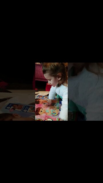 Bella got Baby Alive for Christmas from Nanny!