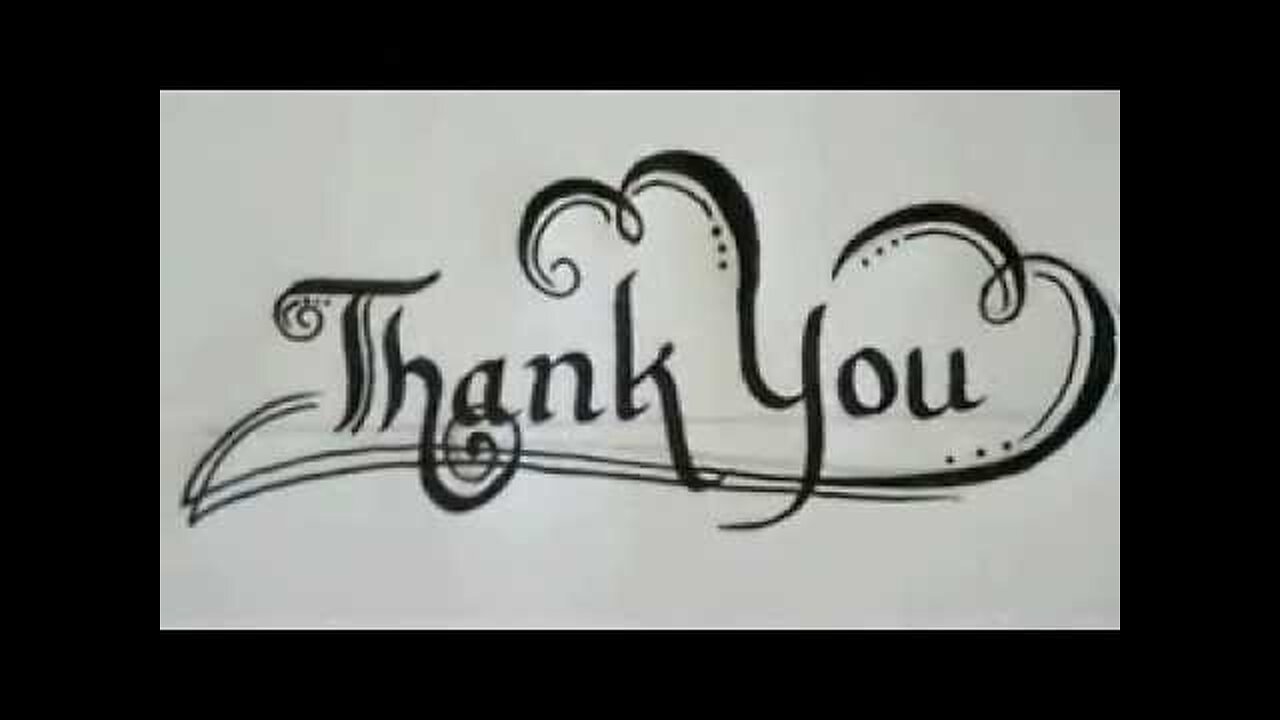 Calligraphy Examples Of Thank You Letter