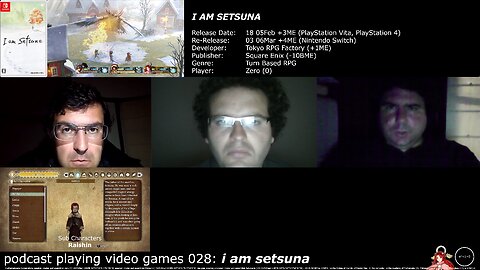 podcast playing video games 028: i am setsuna