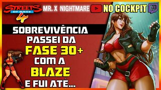 STREET OF RAGE 4 PASSEI DA FASE 30 COM A BLAZE NO MODO SOBREVIVÊNCIA | DLC MRX NIGHTMARE SOR4