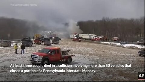 Devastating 50 Car Pileup In Pennsylvania