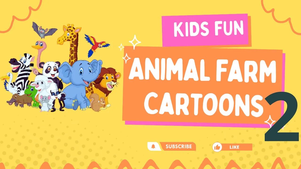 Cartoons ! Farm Cartoons Animal ! Best Animation! Kids Fun !