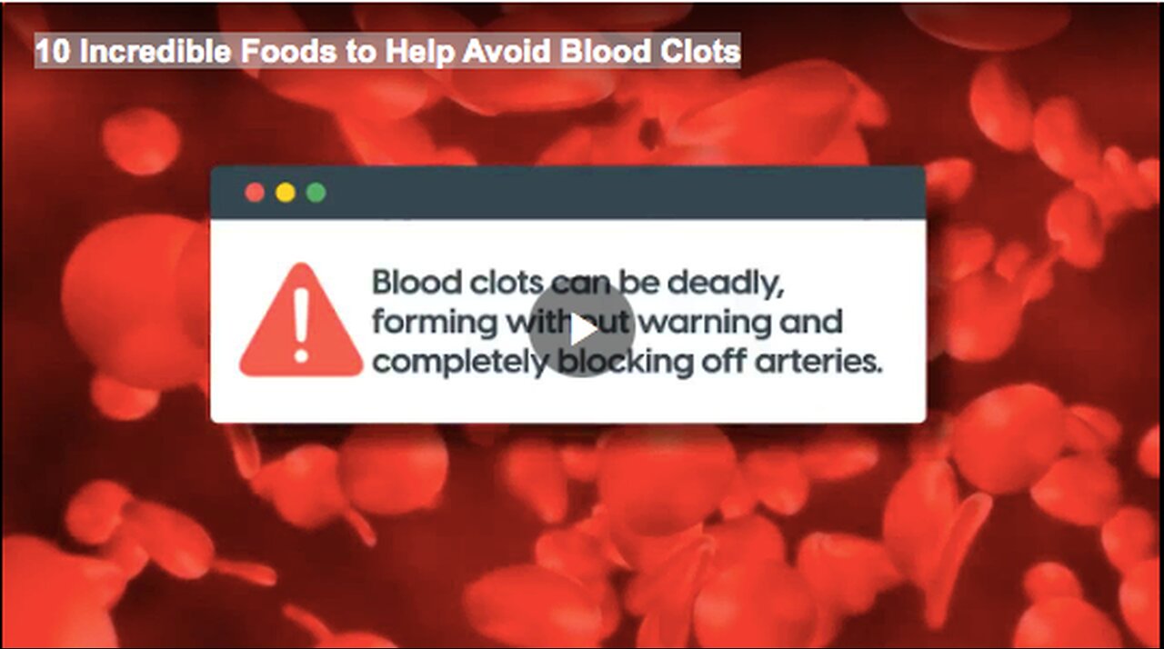 10 Incredible Foods to Help Avoid Blood Clots