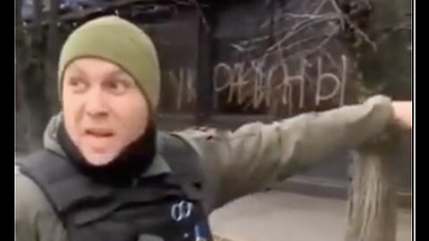 We'll kill everyone! - Ukrainian Nazi in Kherson on perfect Russian explains Ukrainian army will kill all pro-Russian residents in Ukraine