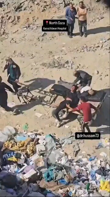 This is how the sick and injured are transported in Gaza 💔