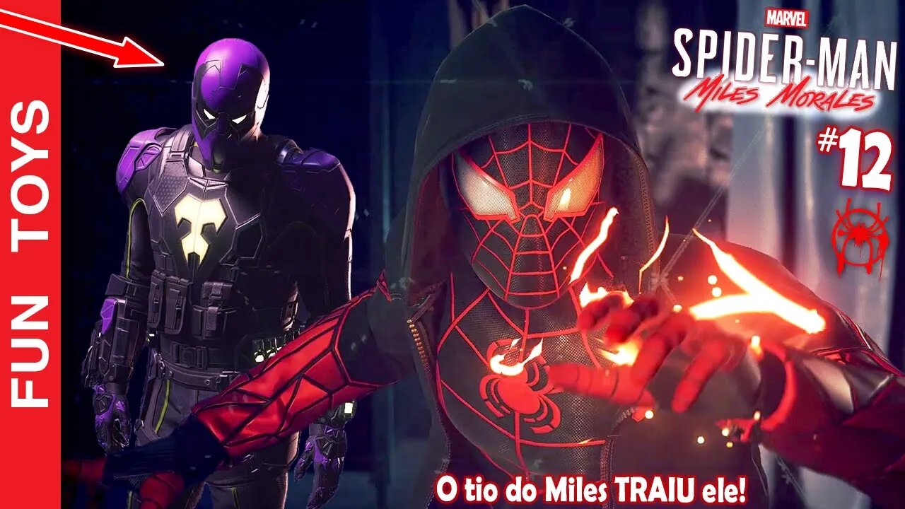 🕷 Marvel's Spider-Man: Miles Morales #12 - O Tio do Miles SEQUESTROU ELE!!! 😱😱😱 E veja o NOVO traje!