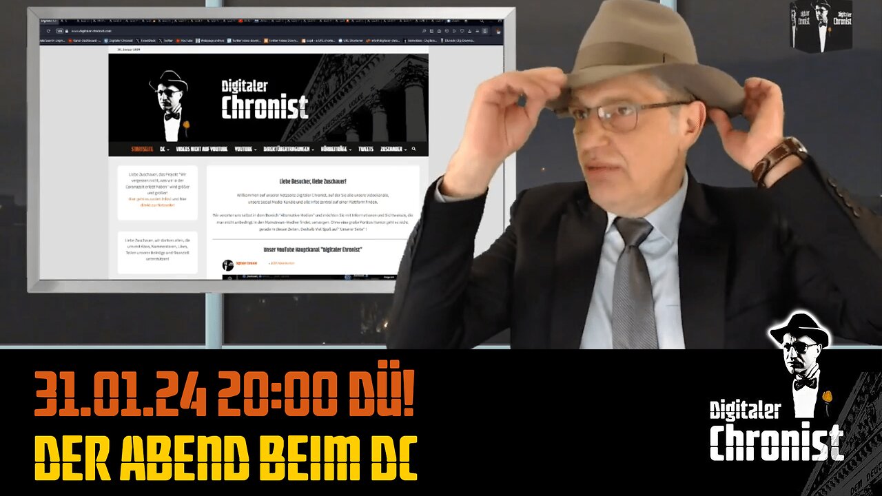 Aufzeichnung vom 31.01.24 Direktübertragung! Der Abend beim DC