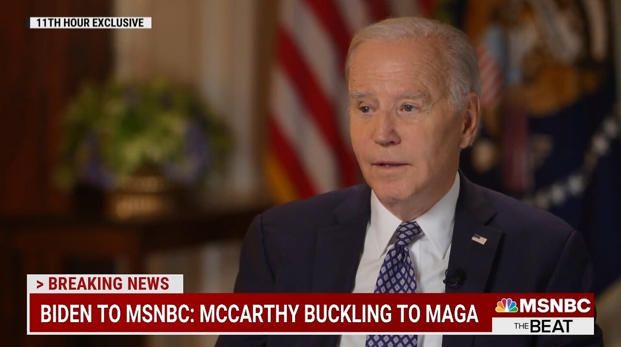 Biden: McCarthy Sold Out To MAGA Republicans