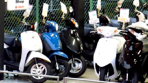 Scooter Shop in Japan