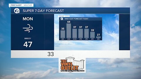 7 First Alert Forecast 12 pm Update, Monday, December 13