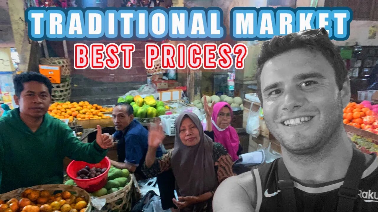 Traditional Market In Indonesia - Are they the best prices?